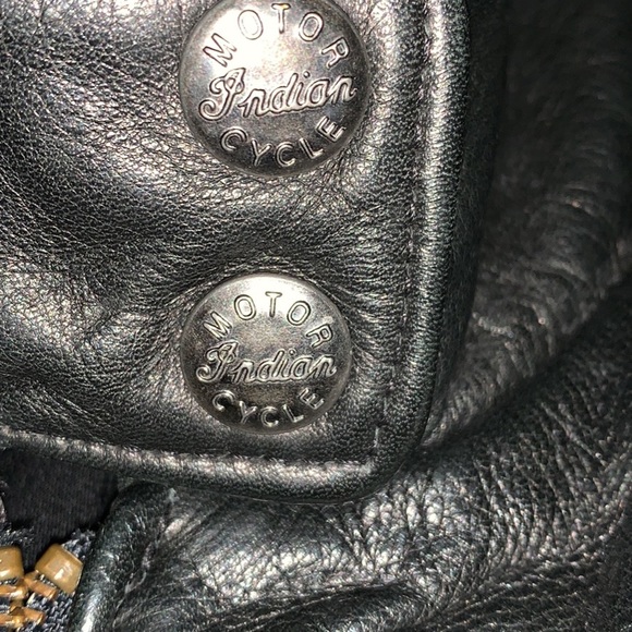 Vintage Ladies Indian Motorcycle Jacket XL - Picture 2 of 7